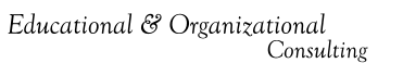 Educational & Organizational Consulting