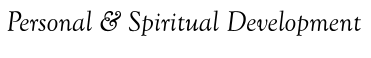 Personal & Spiritual Development
